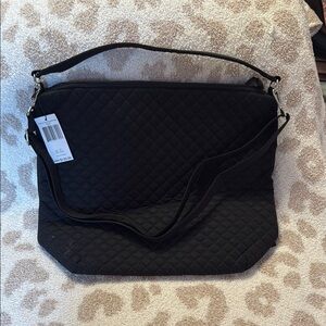 Quilted Black Shoulder Bag